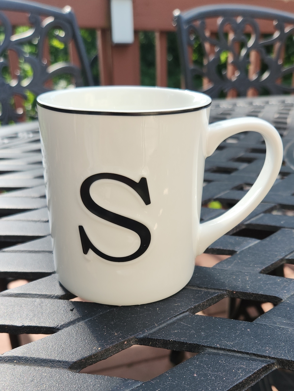 William Sonoma Monogram Letter "C" Mug
